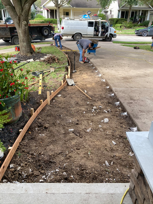 setting forms for concrete driveway extension